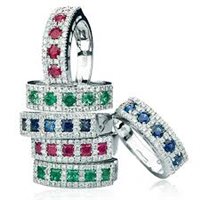 Anillo Mirco Visconti Mujer Anelli Colore in Oro blanco Smeraldo 0.55 Ct P580/S-14 - P580/S-14